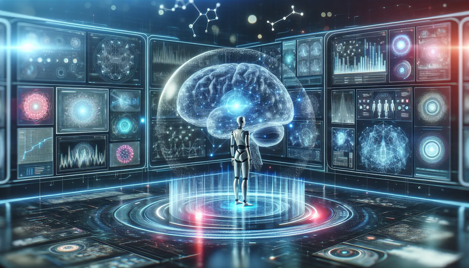 Illustration of artificial intelligence in healthcare