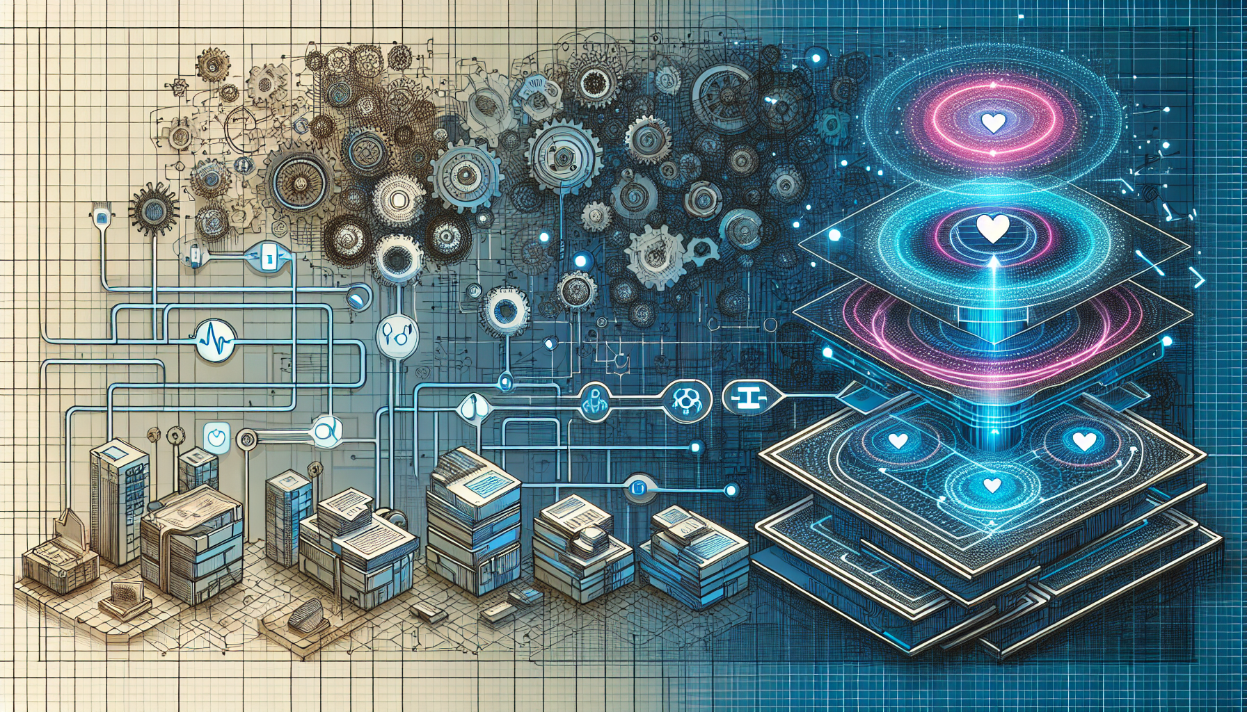 Illustration of EMR platform development