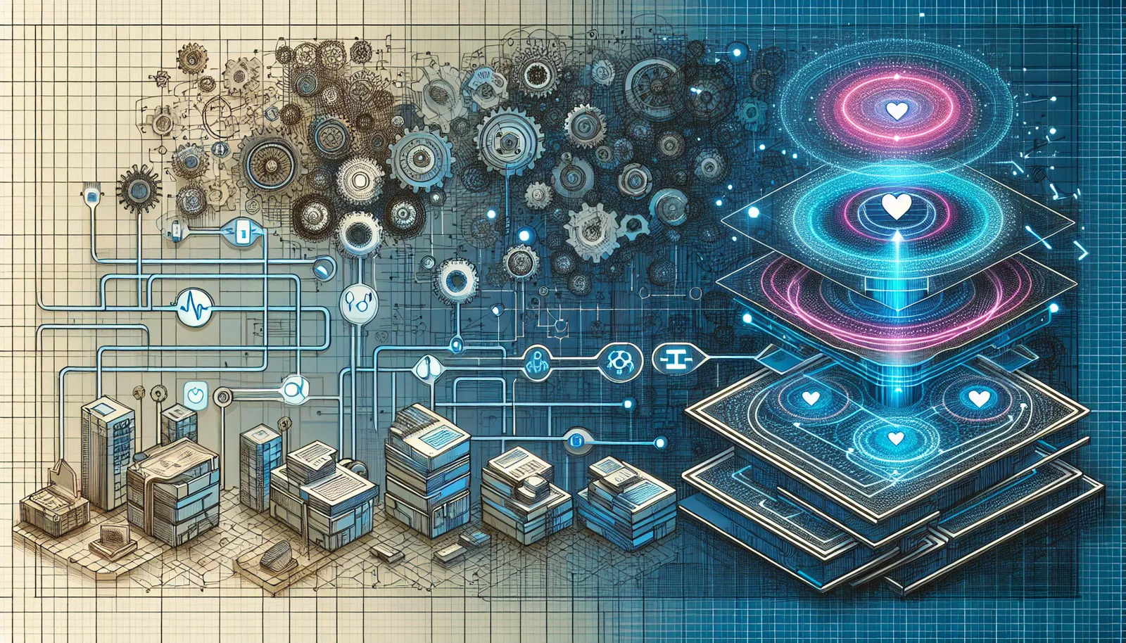 Illustration of EMR platform development