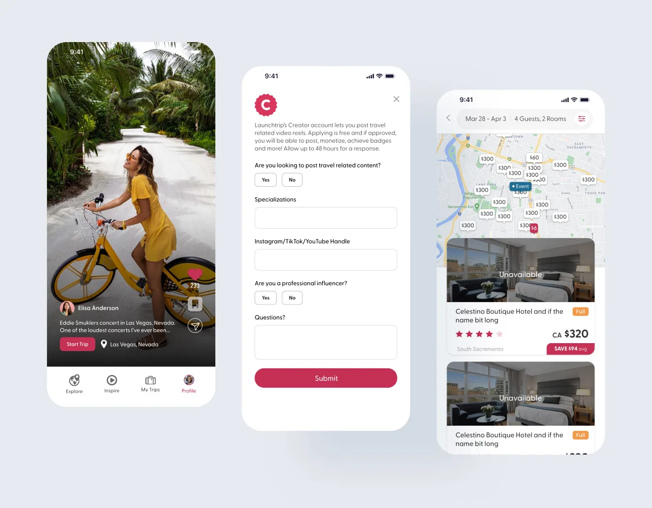 LaunchTrip screenshot 1