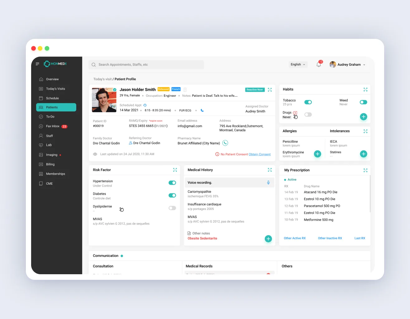 MONMEDX screenshot 2