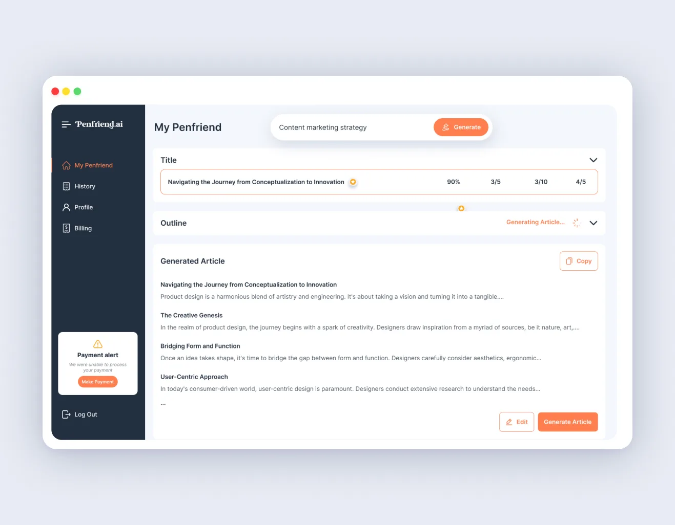 Penfriend screenshot 2