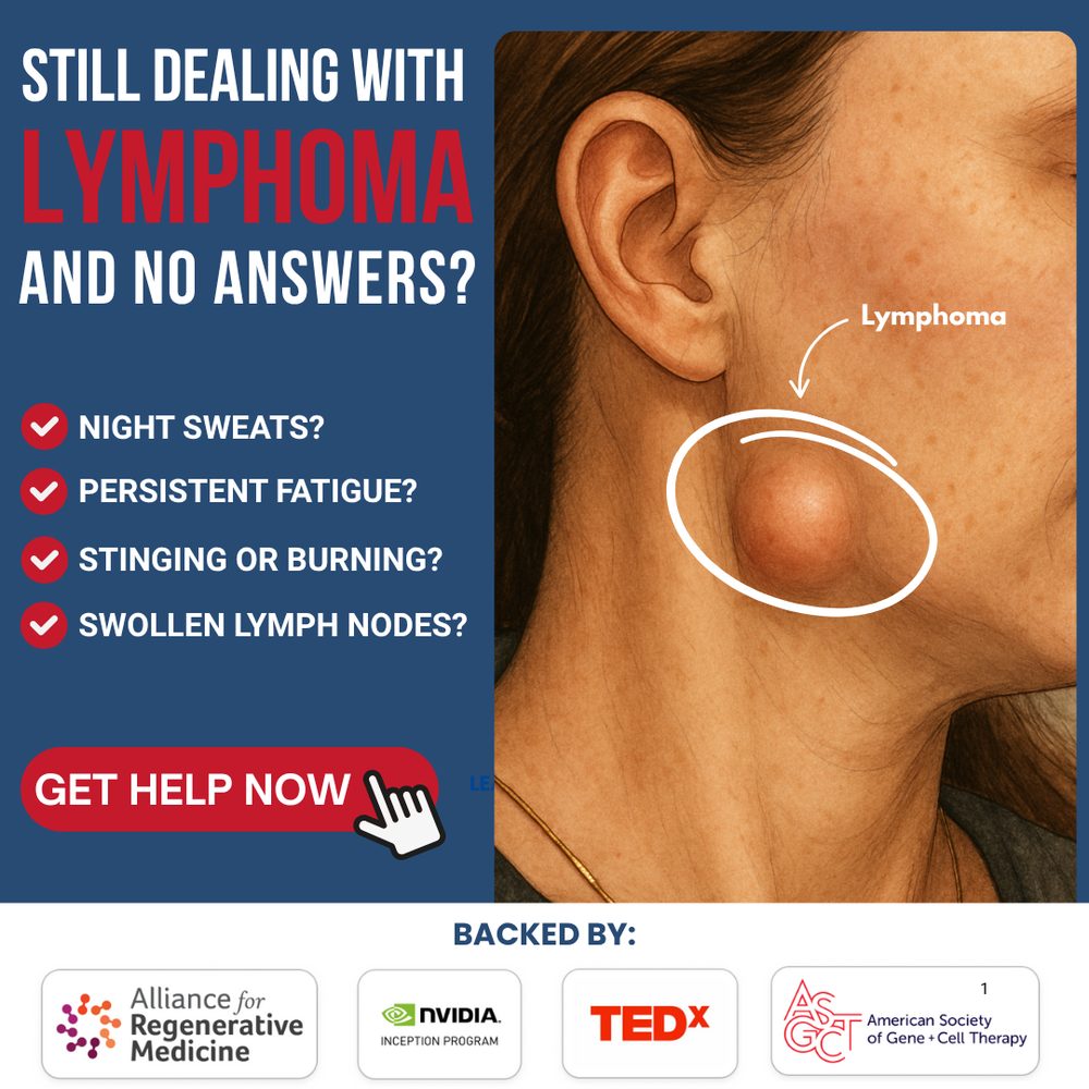 Therapy4Me Meta ad — lymphoma awareness